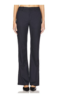 Lovers and Friends Elodie Pant in Grey Pinstripe from Revolve.com | Revolve Clothing (Global)