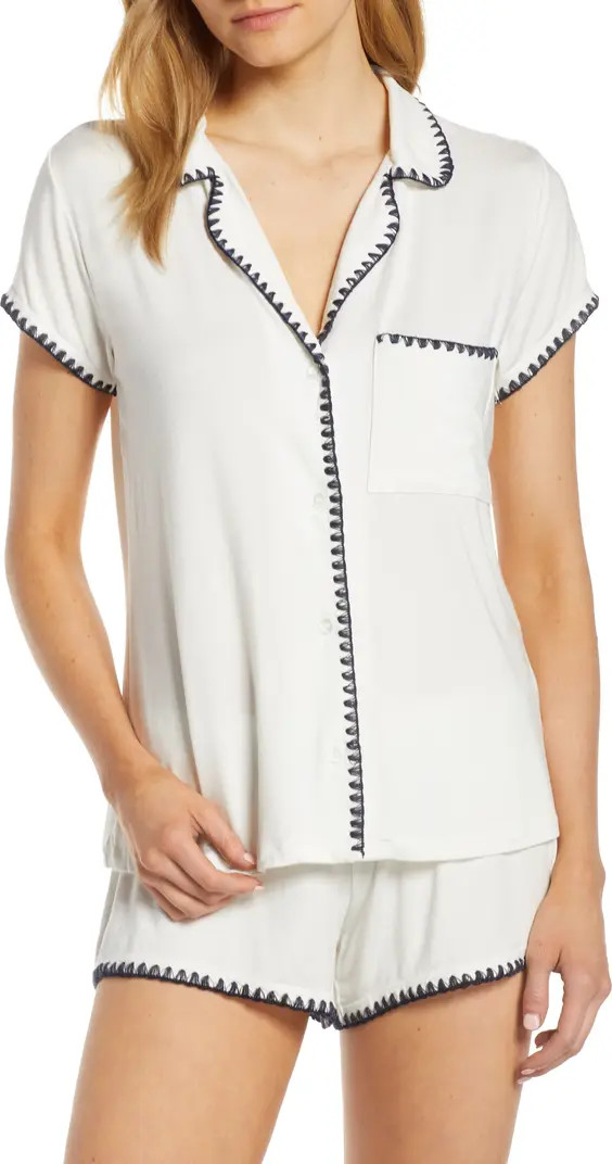 Eberjey Frida Whipstitch Short Pajamas | Nordstrom | Nordstrom