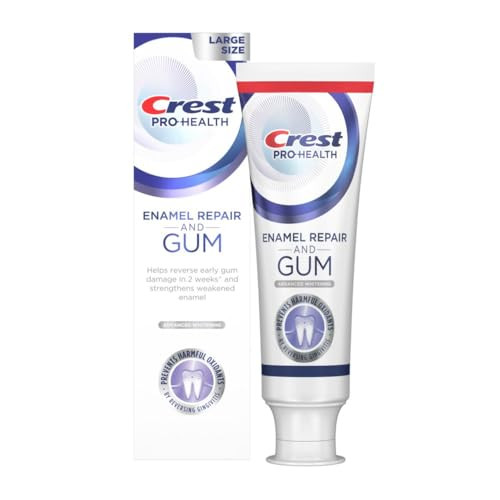 Crest Pro-Health Enamel Repair and Gum Toothpaste 4.8 oz Anticavity, Antibacterial Flouride Toothpaste, Clinically Proven, Gum and Enamel Protection, Advanced Whitening | Amazon (US)