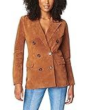 [BLANKNYC] Womens Real Suede Blazer, Double Breasted, Comfortable Jacket & Stylish Coat | Amazon (US)