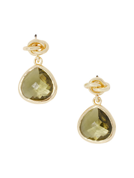Olive + Gold Drop Earrings | White House Black Market