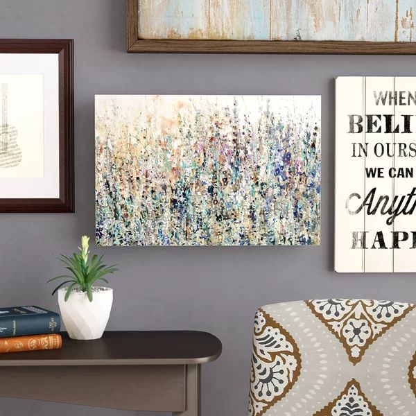 Thicket Wildflowers by Timothy O' Toole - Painting on Canvas | Wayfair North America