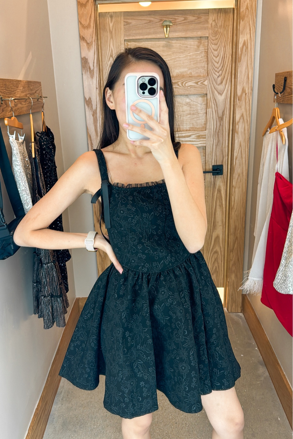 Dress (XS),  holiday outfit, holiday party outfit, holiday dress, black dress, little black dress

#LTKSeasonal #LTKfindsunder50 #LTKHoliday