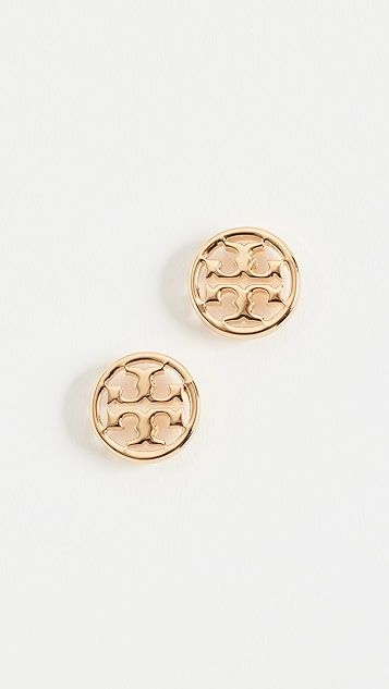 Logo Circle Stud Earrings | Shopbop