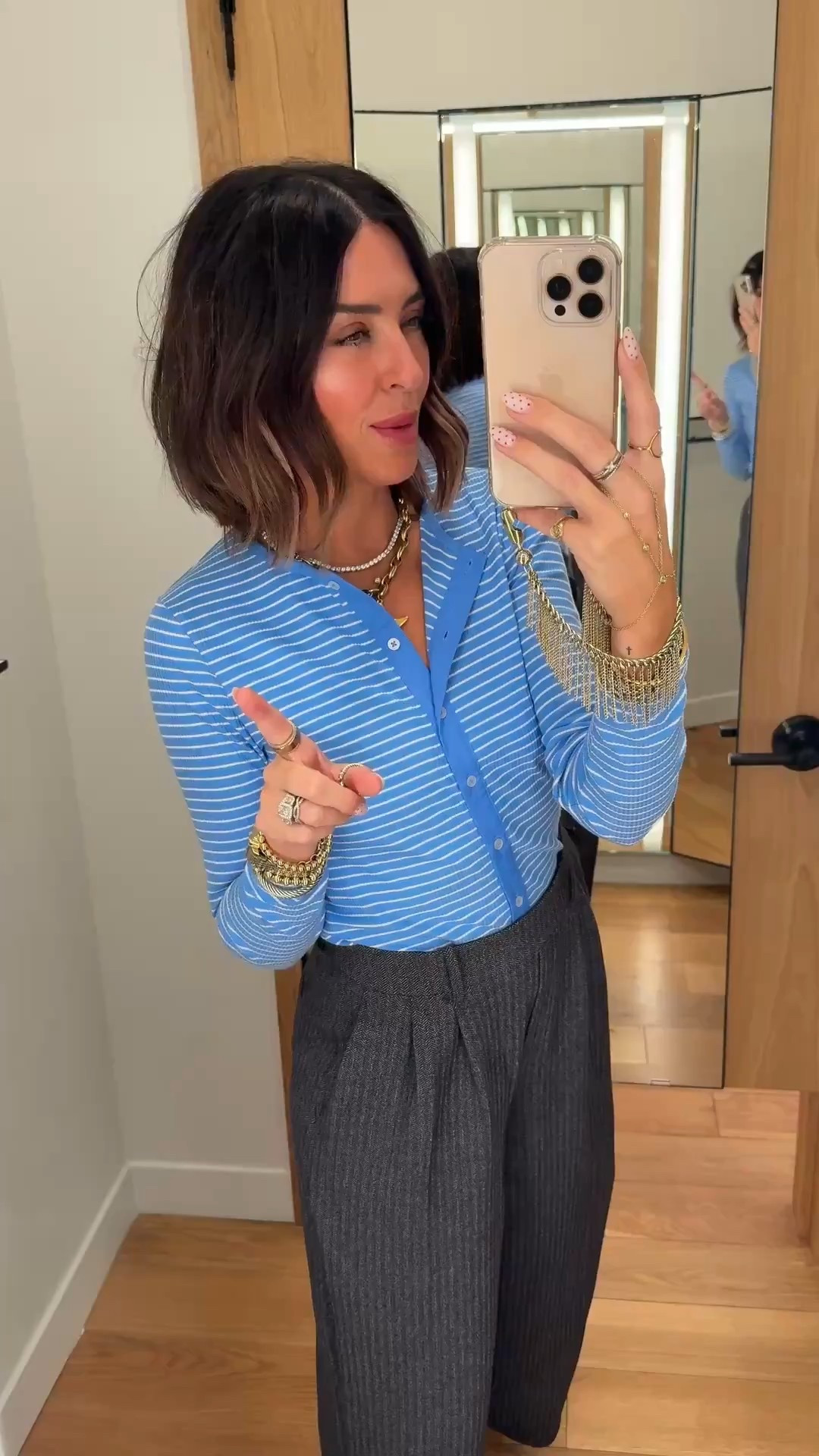 Herringbone trouser-like pants
Size S fit great but i liked the M for more of an oversized look!!



#LTKFindsUnder50 #LTKFindsUnder100