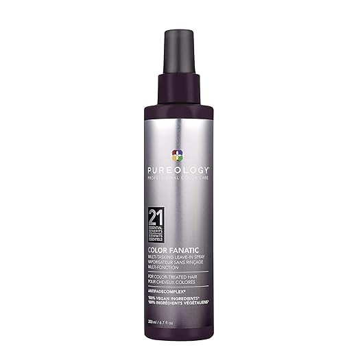 Amazon.com: Pureology Color Fanatic Leave-in Conditioner Hair Treatment Detangler Spray | Protect... | Amazon (US)