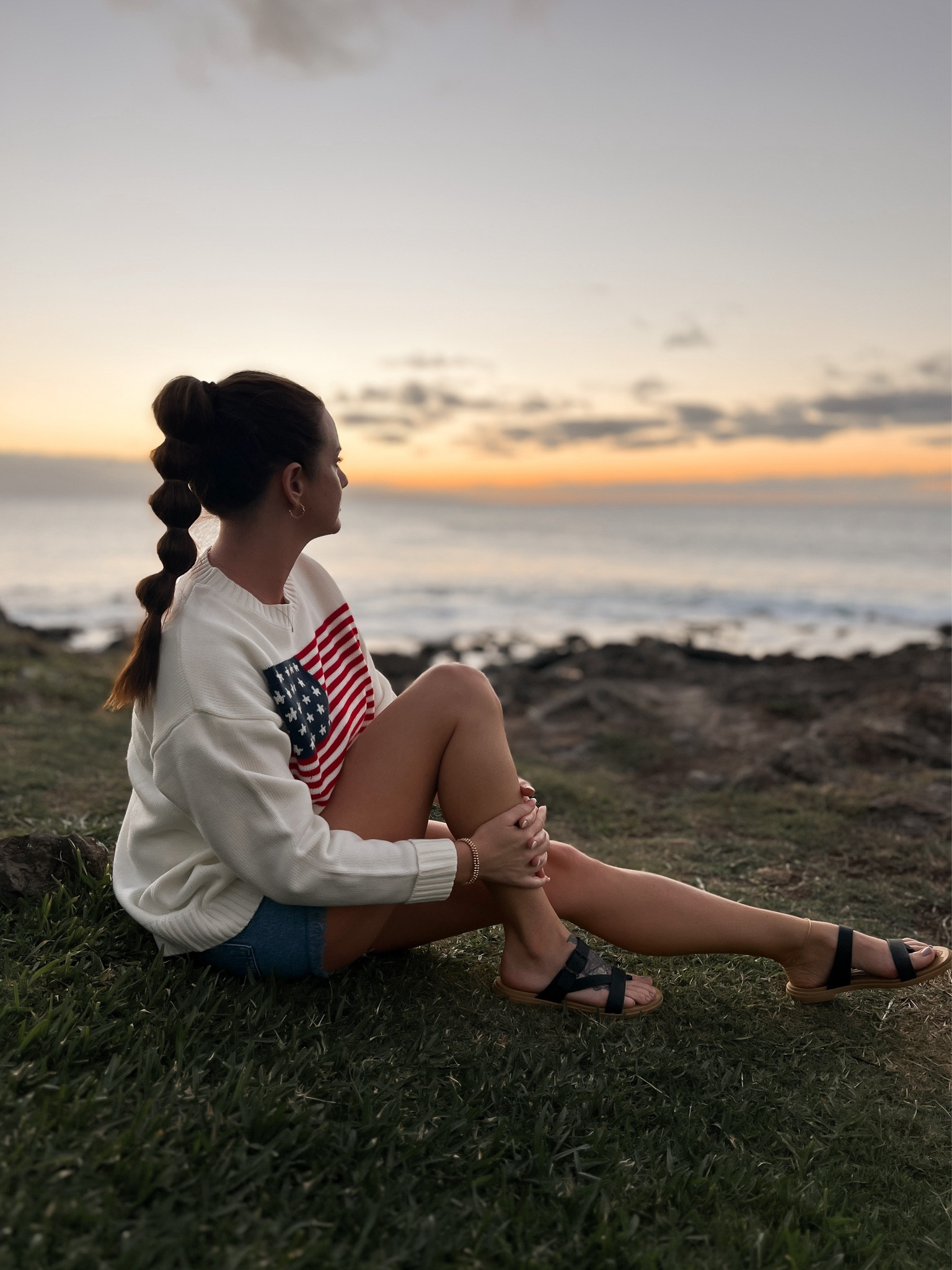 Found a similar USA flag sweater for less than I paid for mine! Perfect for Fourth of July weekend  

#LTKFindsUnder50 #LTKOver40 #LTKSeasonal