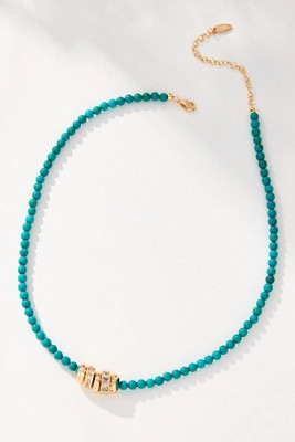 Round Charm Beaded Necklace | Anthropologie (US)