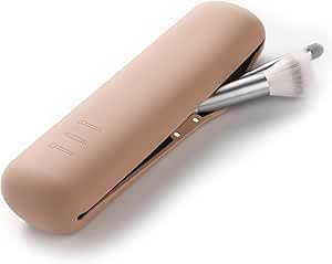 FERYES Large Travel Makeup Brush Holder, Magnetic Anti-fall Out Silicon Portable Cosmetic Face Br... | Amazon (UK)