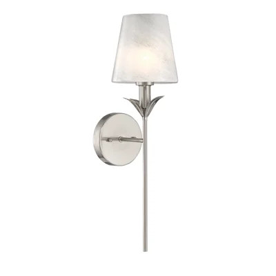 Mara 1-Light Steel Brass Dimmable Petal Arm Wallchiere Wall Sconces | Wayfair North America