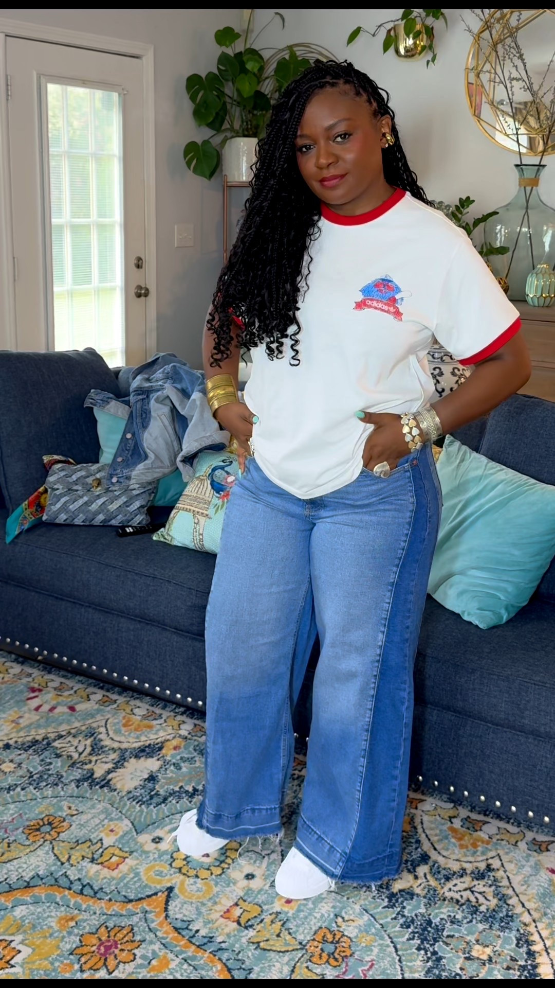 I love Gap jeans for a fun denim on denim look! I’ve tagged a few similar looks 🫶🏾

#LTKStyleTip #LTKMidsize #LTKFindsUnder100