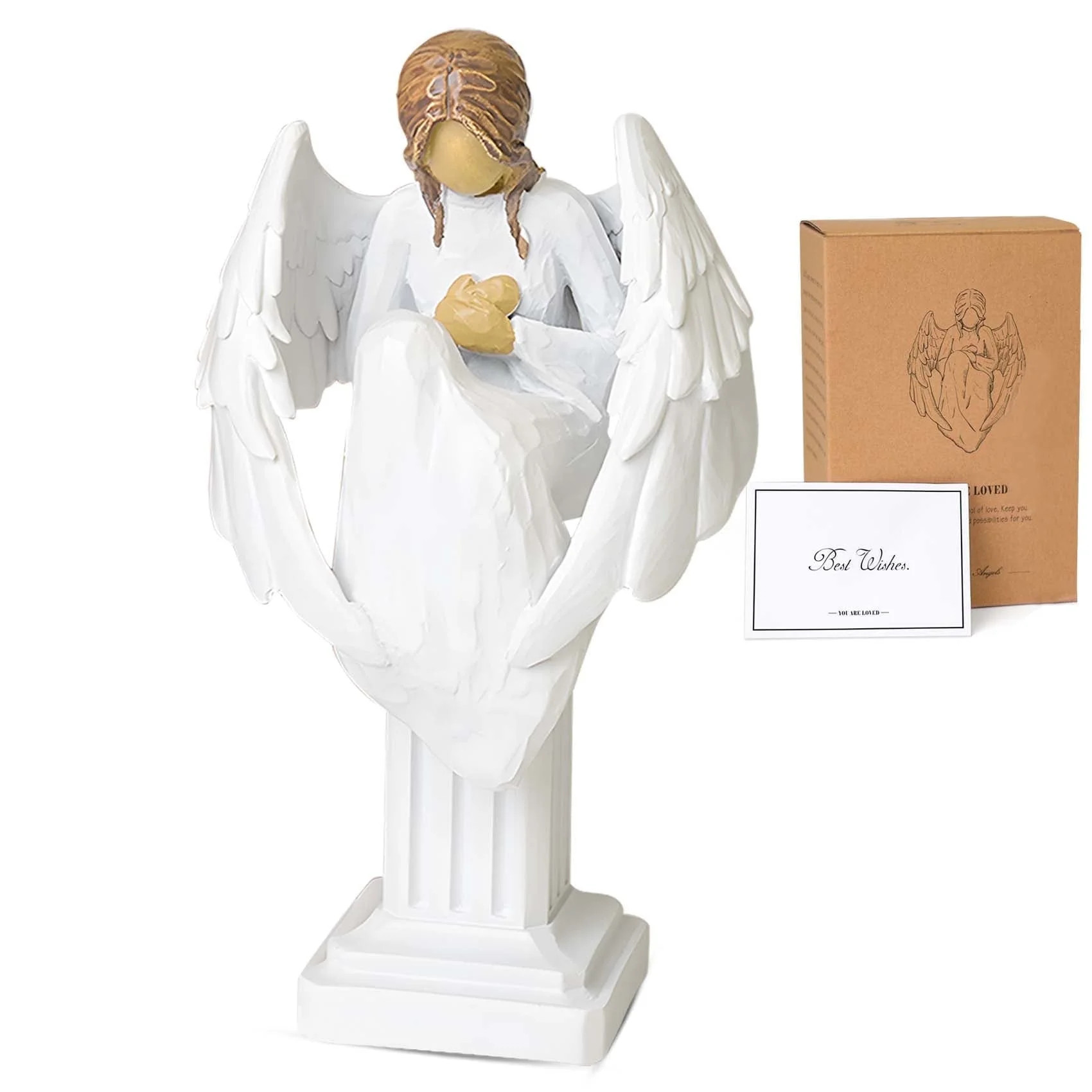 Healing Angel Gift for Women, Memorial Gifts, Sympathy Gift, Praying Angel Figurines for Home | Walmart (US)