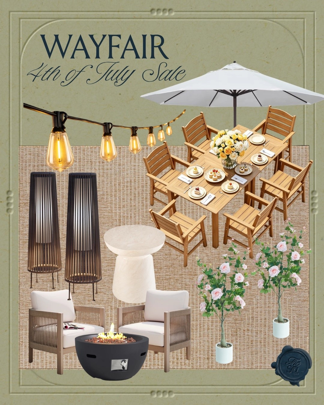 So many outdoor goodies on sale for the holiday weekend at Wayfair!

#LTKHome #LTKSeasonal