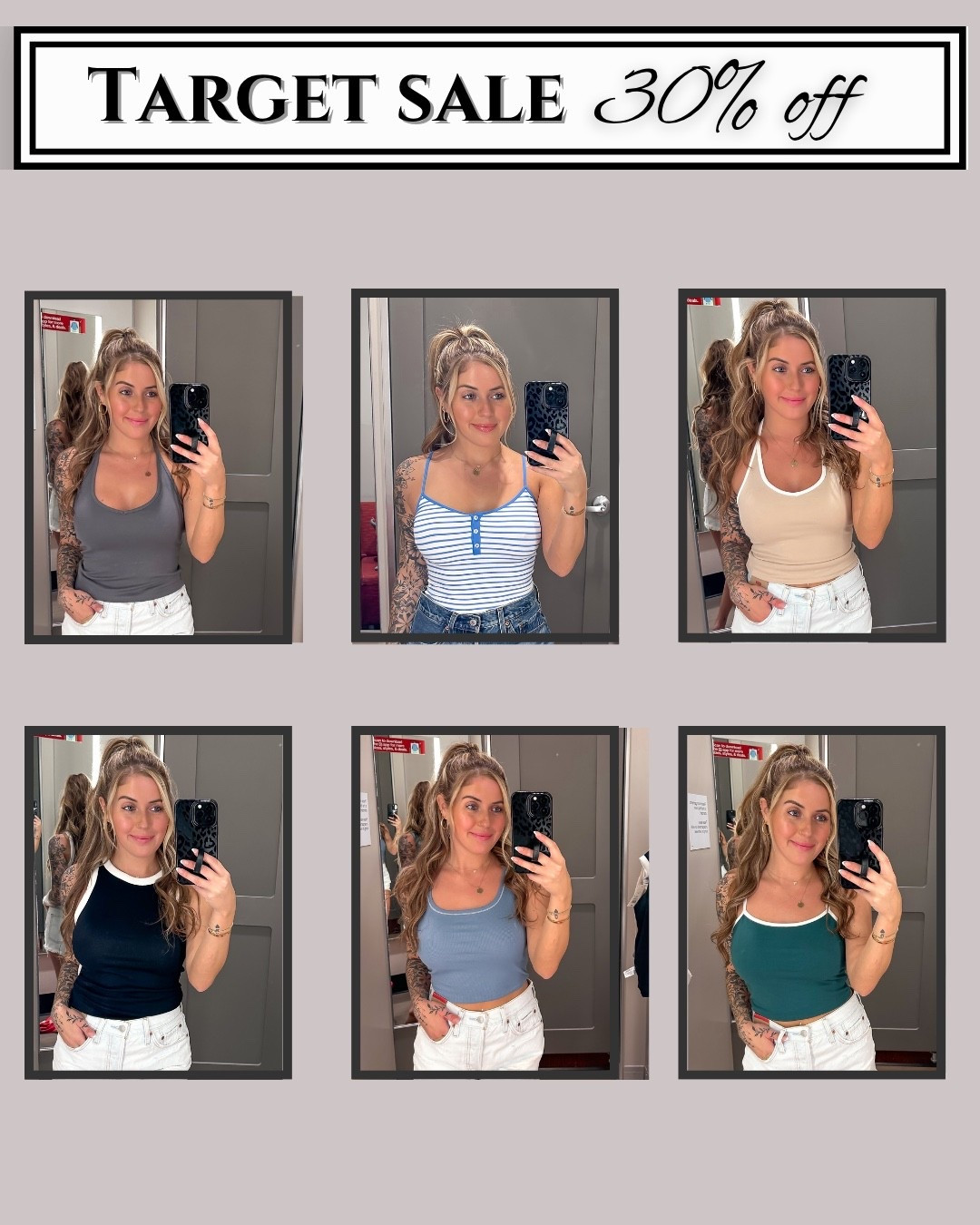 All tops $5 and UNDER!!  Wearing an small in all ✨🖤

#LTKSaleAlert #LTKFindsUnder50 #LTKStyleTip