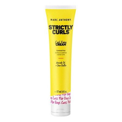 Marc Anthony Strictly Curls Curl Envy Cream Hair Styling Product &#38; Softener - Shea Butter - 6... | Target