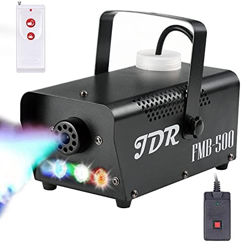 Fog Machine JDR Smoke Machine Controllable LED Light 500W and 2000CFM Fog Disinfection with Wirel... | Amazon (US)