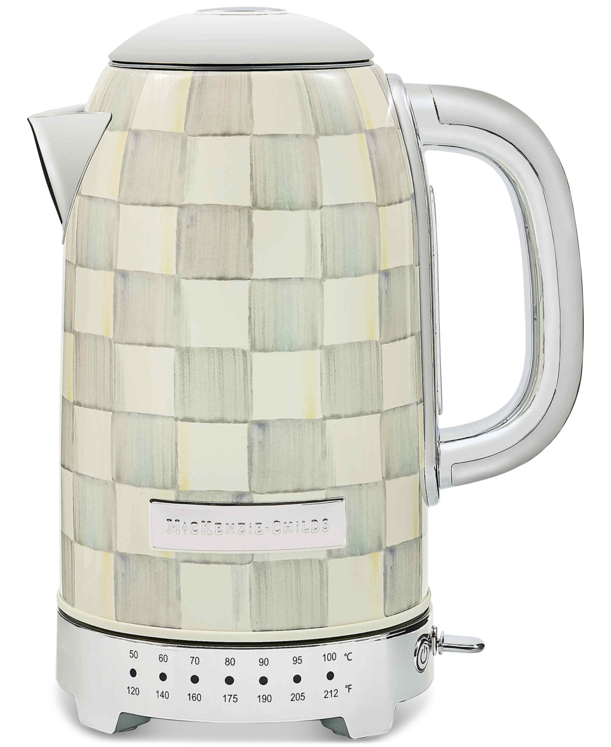 MacKenzie-Childs Sterling Check Electric Kettle | Macy's