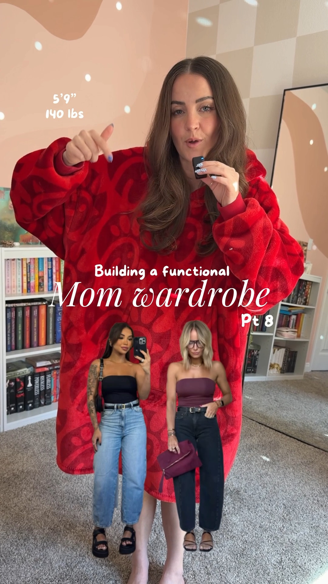 5’9”  tall outfit! Mom casual outfit 1!! Black tube top and barrel jeans outfit! Wearing size small black tube top I got this one from TJ Maxx last summer, but linked similar. Wearing size 27 long light wash barrel jeans. Size 7 black sandals. Used code CASSIE24 for 10% off cakes!! 

#LTKmomlife #LTKTall #LTKgrwm
