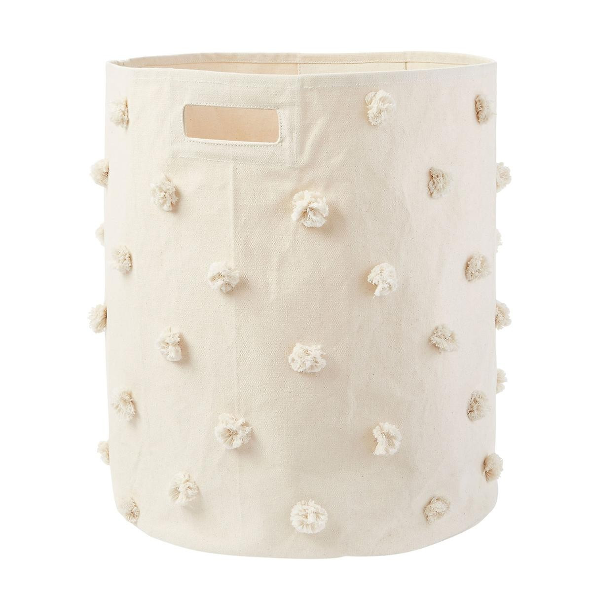 Pehr Pom Pom Natural Laundry Hamper | The Container Store