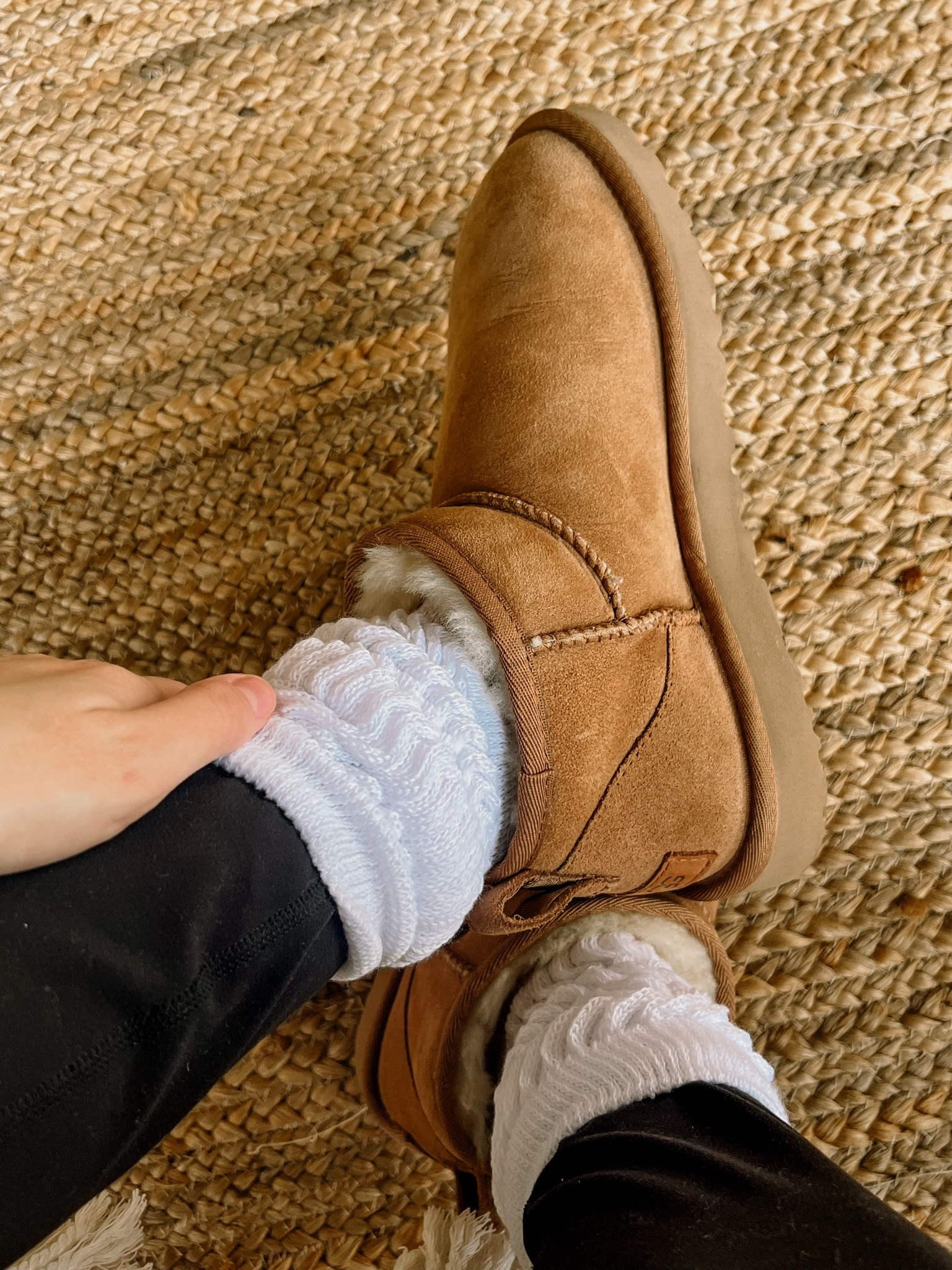 love my new classic ultra mini uggs 🫶🏻 perfectly paired with these socks I got from Amazon! These socks came in a pack of three & are so soft! I got the pack of white, grey, & black! 

#LTKshoecrush #LTKSeasonal #LTKU