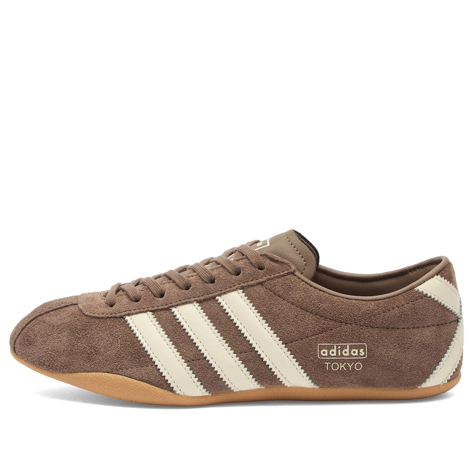 Adidas Women's Tokyo Sneakers in Earth Strata/Off White/Gum, Size UK 5.5 | END. Clothing
