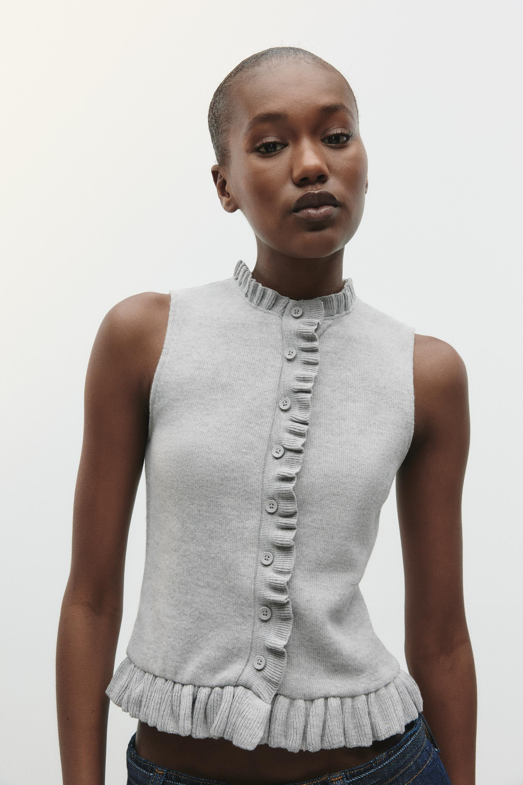 SOFT RUFFLED TOP | Zara US