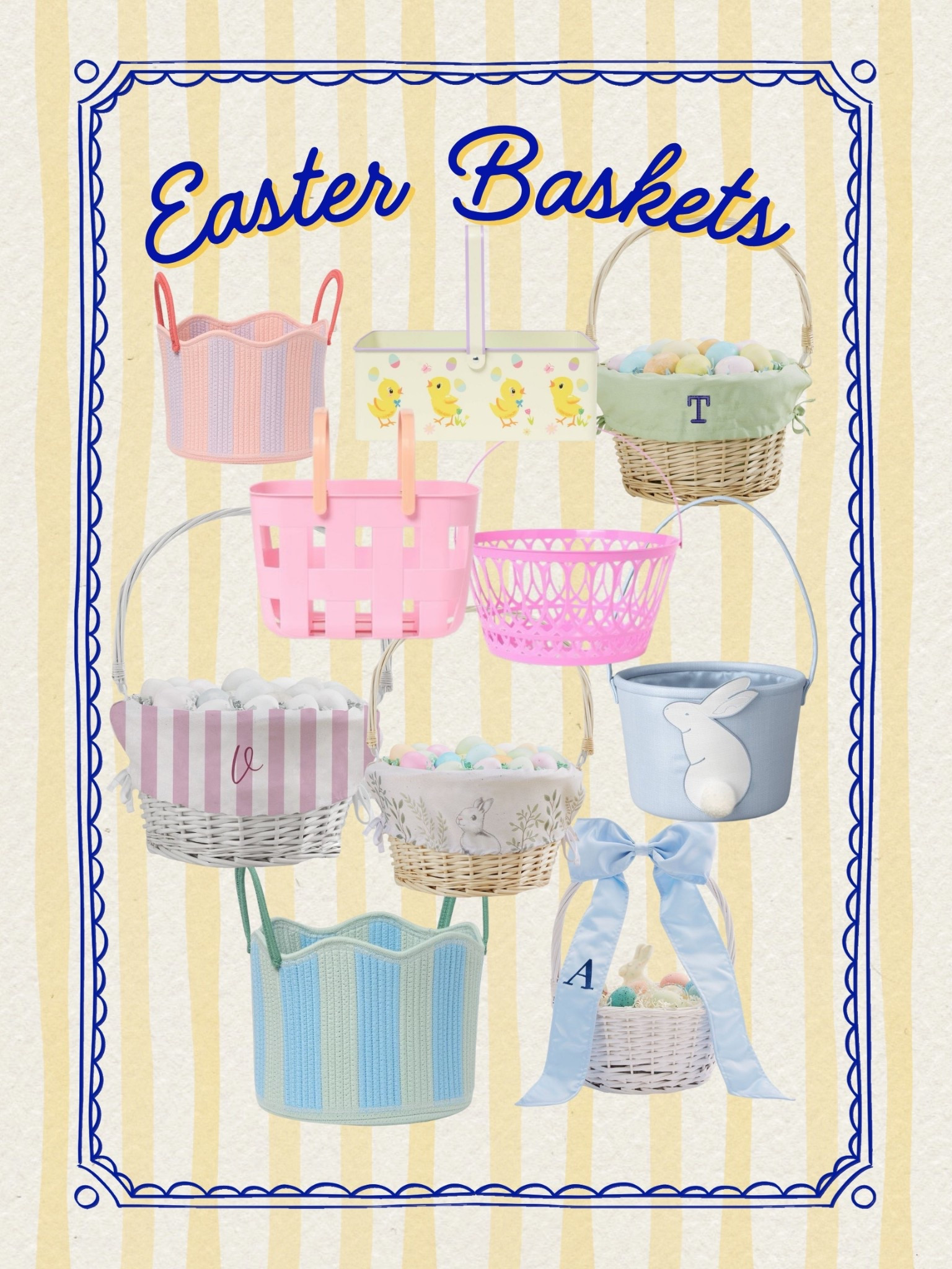 Easter baskets ranging from $3-$54 

#LTKKids