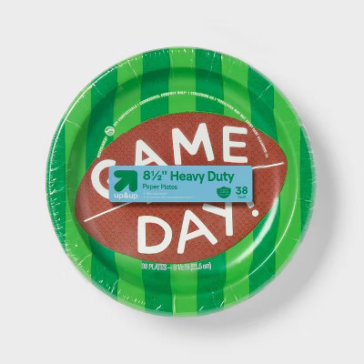 Game Day Disposable Plates 8.5" - Game Day! - 38ct - up&up™ | Target