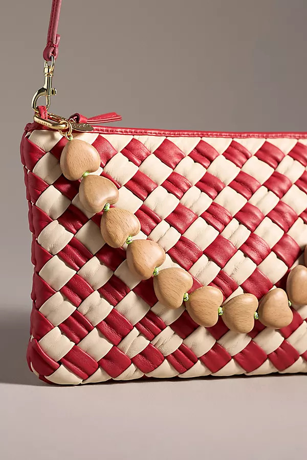 Clare V. Wood Heart Collar Shortie Bag Strap | Anthropologie (US)