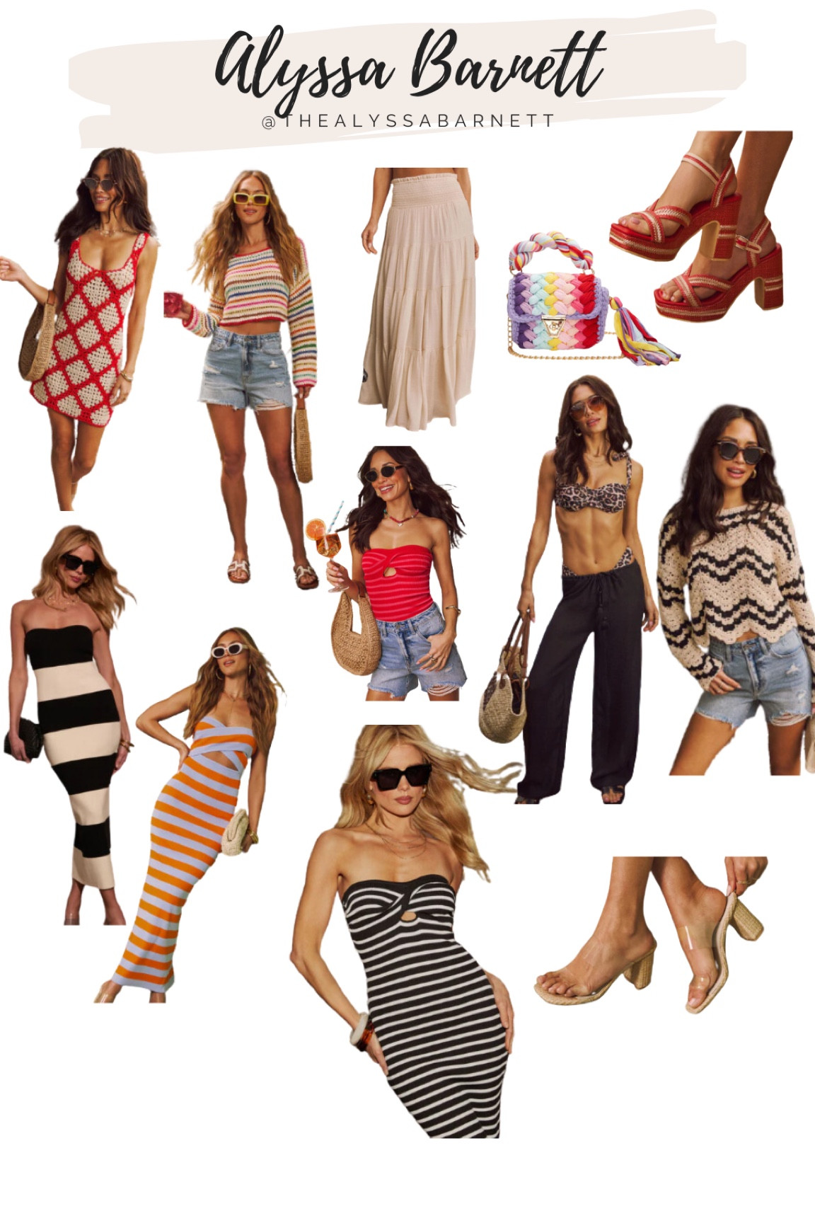 Vici Spring collection: striped body con midi dresses, crochet tops and handbags, crochet sweater, bandeau tops 

#LTKSeasonal #LTKStyleTip #LTKSaleAlert