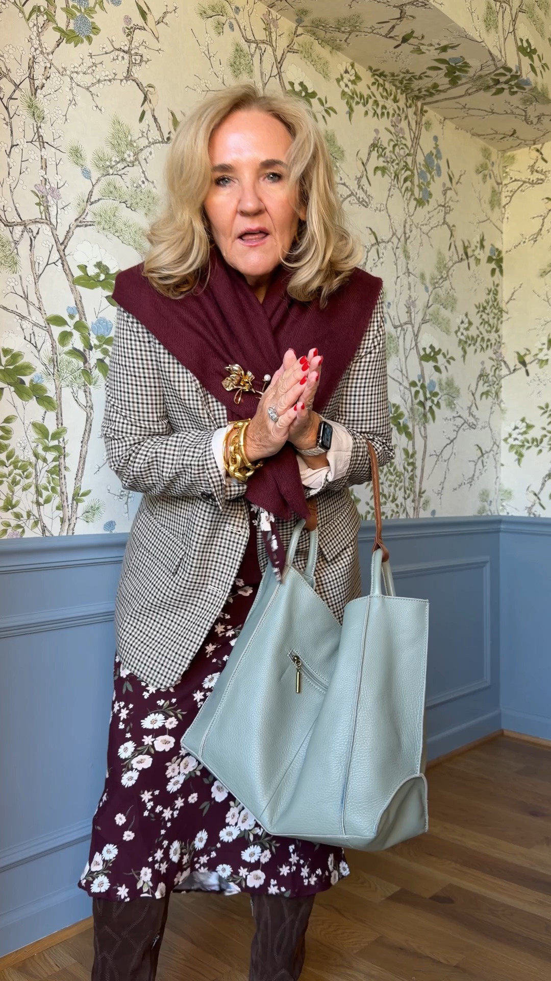 Dress from loft size med petite 
Blazer 8 petite 
Boots size up 1/2 

This dress can be worn now all on its own and later when the temps drop layered like this. I have other ideas too! Stay tuned.

Fall dress, fall layers, tweed, blazer plaid, blazer, dress, and boots outfit

#LTKSaleAlert #LTKOver40 #LTKWorkwear

#LTKPetite