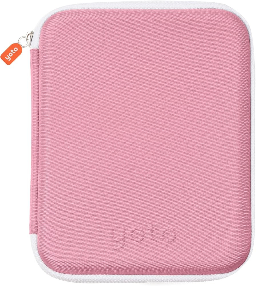 YOTO Card Case in Think Pink – Kids Accessory, Soft Portable Folder with Zipper & 64 Pockets fo... | Amazon (US)