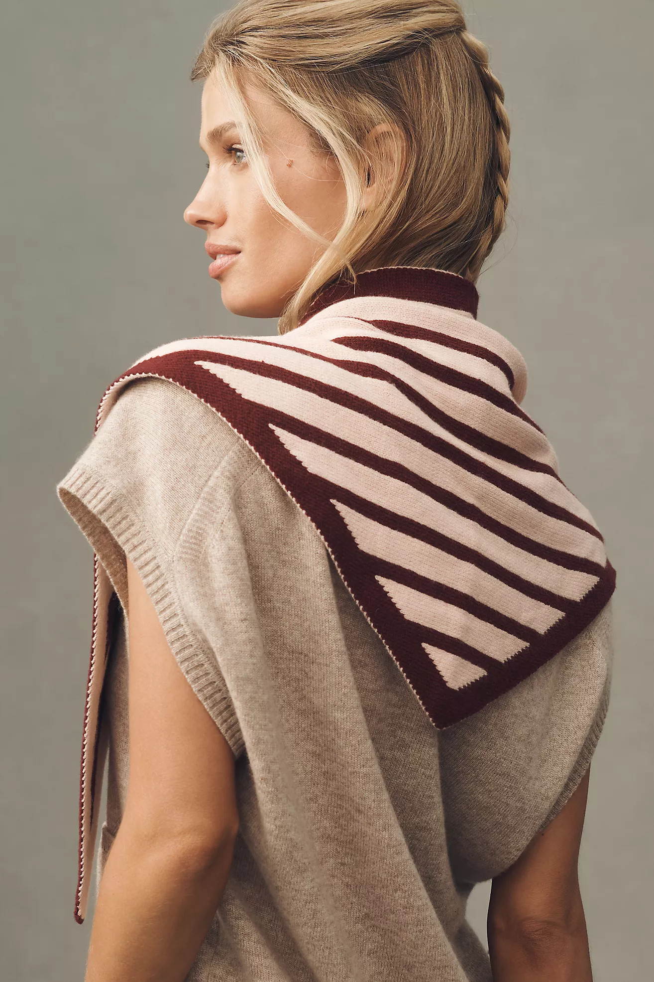 By Anthropologie Triangle Knit Scarf | Anthropologie (US)
