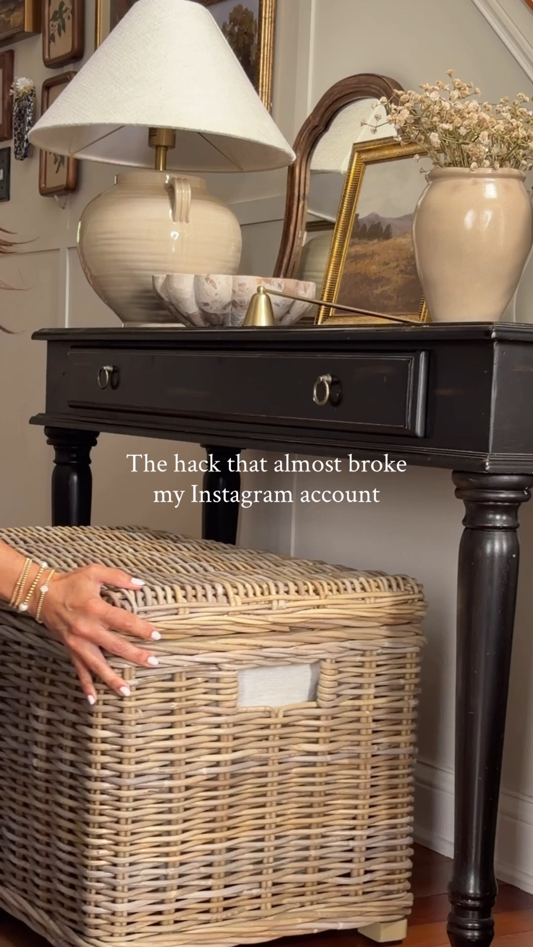 You guys loved this storage hack.  So much so that I couldn’t create reels for a couple of days because my IG account couldn’t handle all of the comments

No complaints here 

Comment SHOP and I’ll send you my exact basket and a few others that I found for you guys!

PS…I couldn’t find my shoes the other day…guess where I forgot I put them?!? 🤦🏻‍♀️
