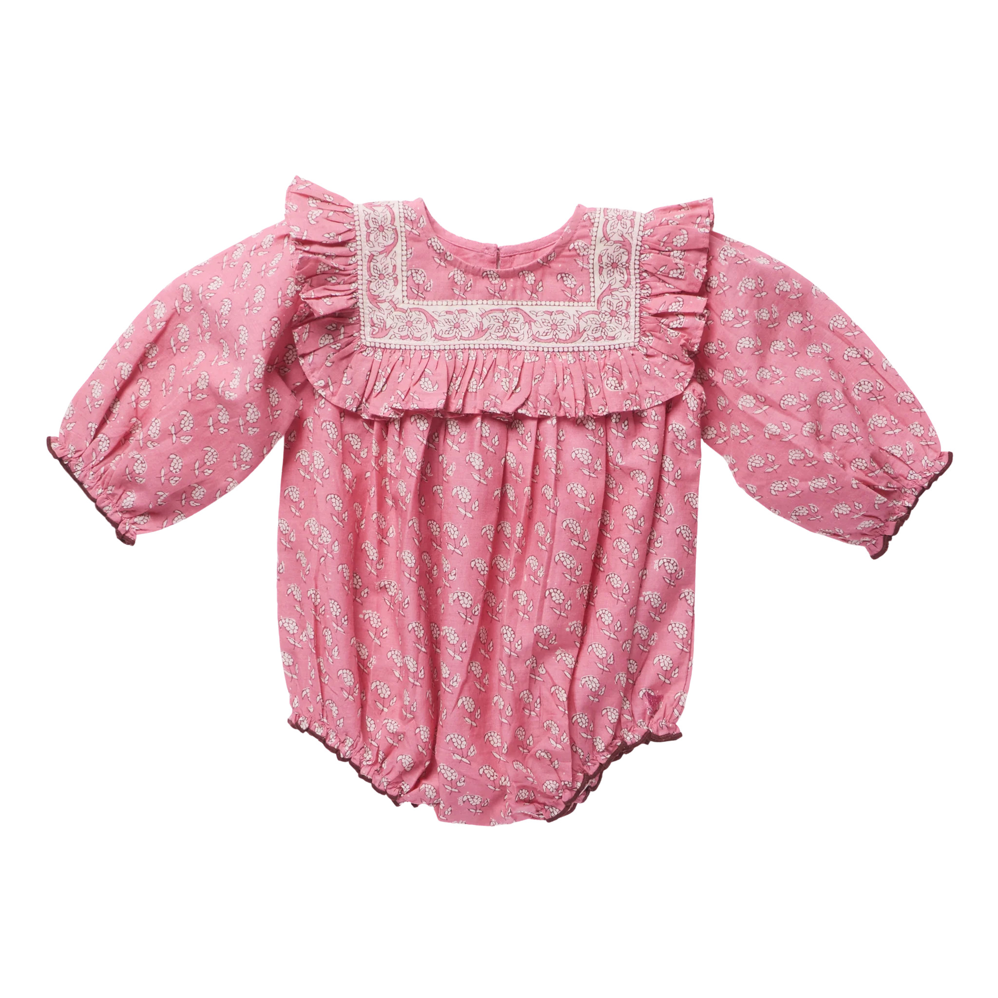 Baby Girls Quinn Bubble - Small Paisley | Pink Chicken