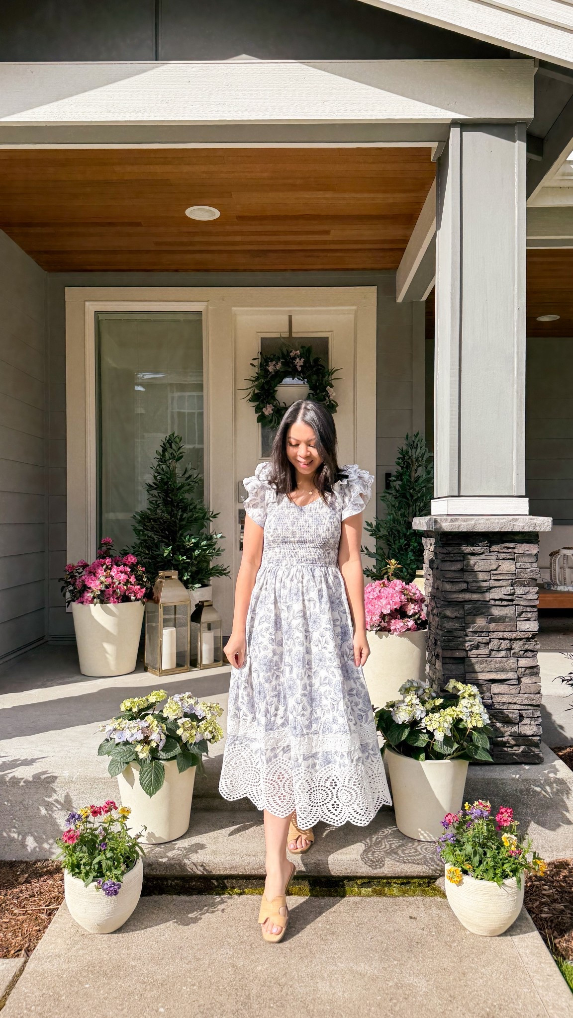 Hattie dress in blue floral with sandals! 

Spring fashion, vacation outfit

#LTKShoeCrush #LTKSeasonal #LTKStyleTip