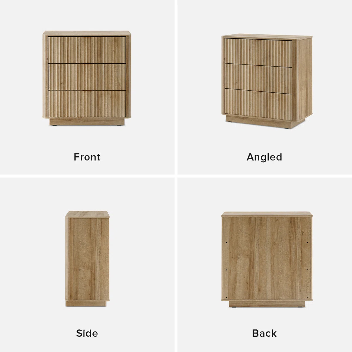 Dorcus 31.5'' W 3 - Drawer Dresser | Wayfair North America