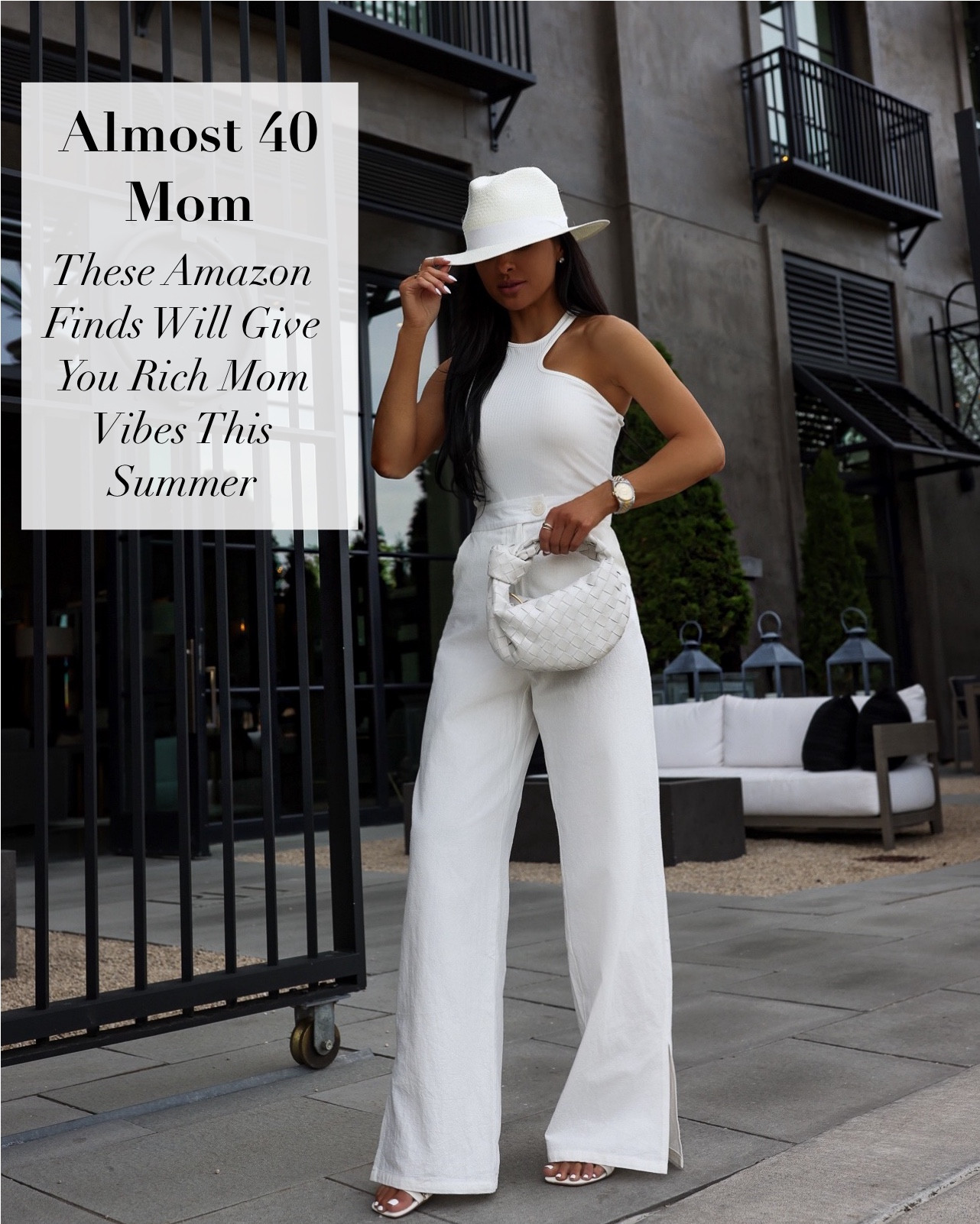 Rich mom summer vibes on an Amazon budget 
Hermes inspired bag from Amazon
Amazon swim coverups 
Amazon trousers wearing an XS regular 


#LTKootd #LTKOver40 #LTKPetite