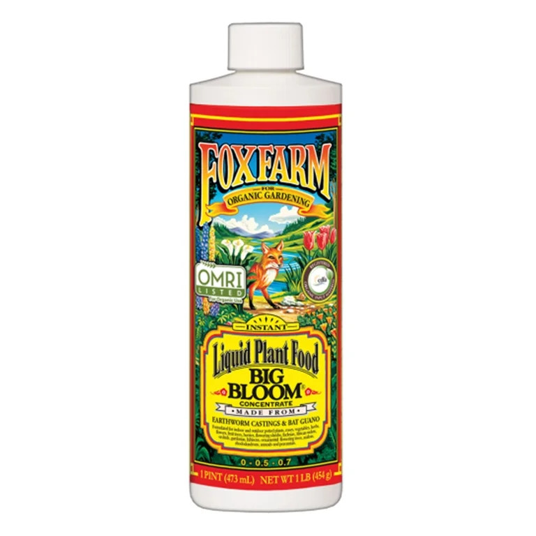 FoxFarm FX14091 Big Bloom Liquid Concentrate Organic Plant Food, 1 Pint | Walmart (US)