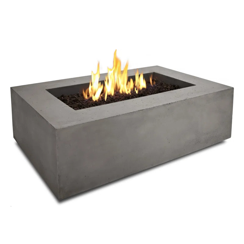Baltic Concrete Propane Fire Pit Table | Wayfair North America