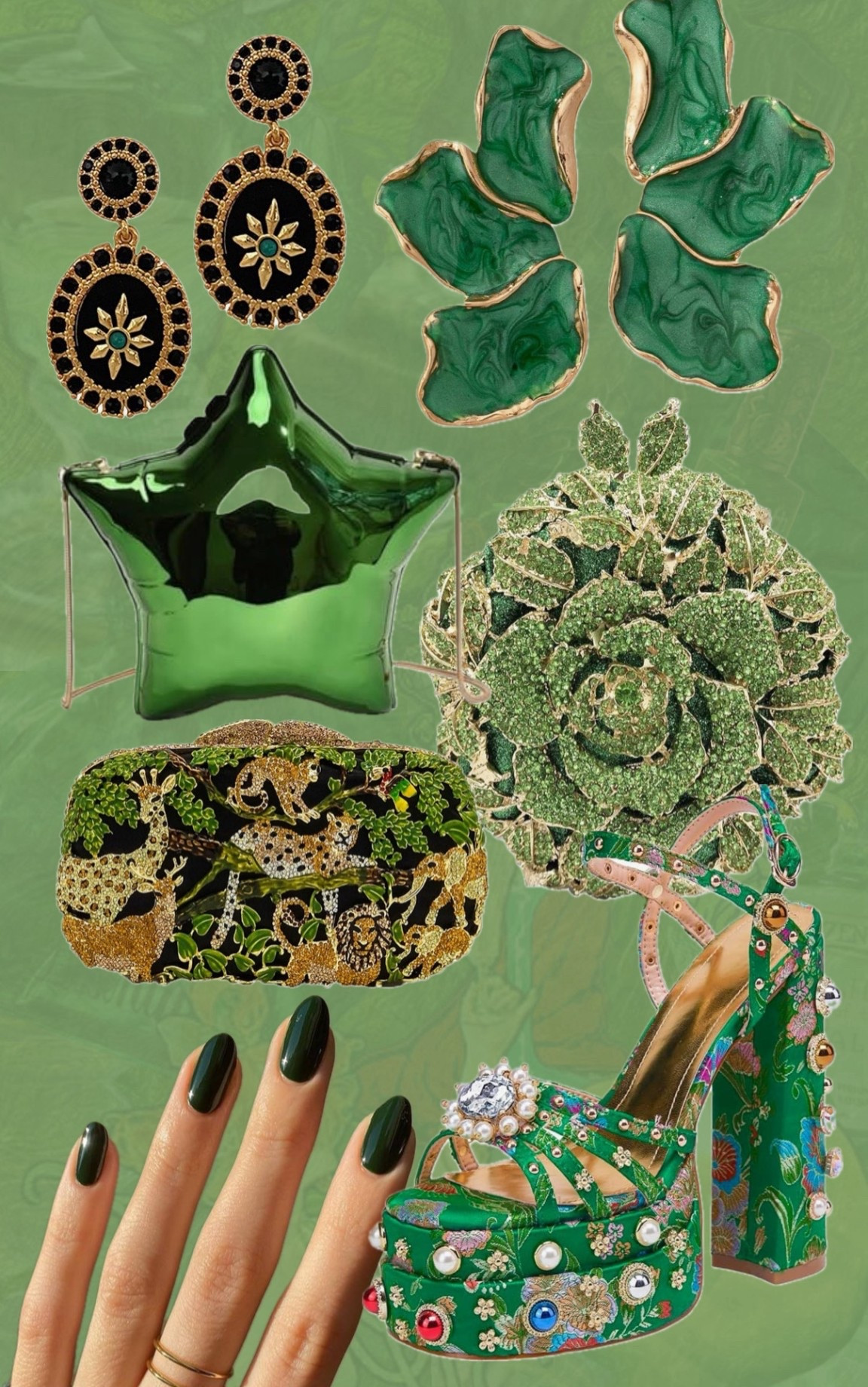 Green with envy 🌿💚🍃🍏🐍

My favorite green-themed accessories — all from Amazon 