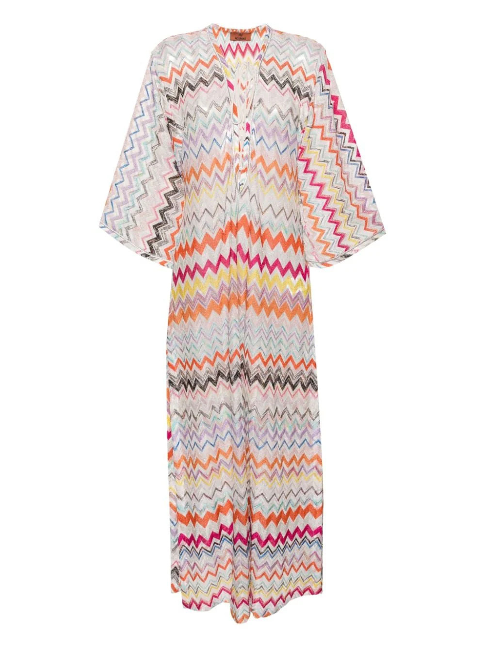 Missoni Women's Zigzag Pattern Long Cover-Up | Size IT 44 | MC23SQ06BR00XLSM9DA | LOZURI