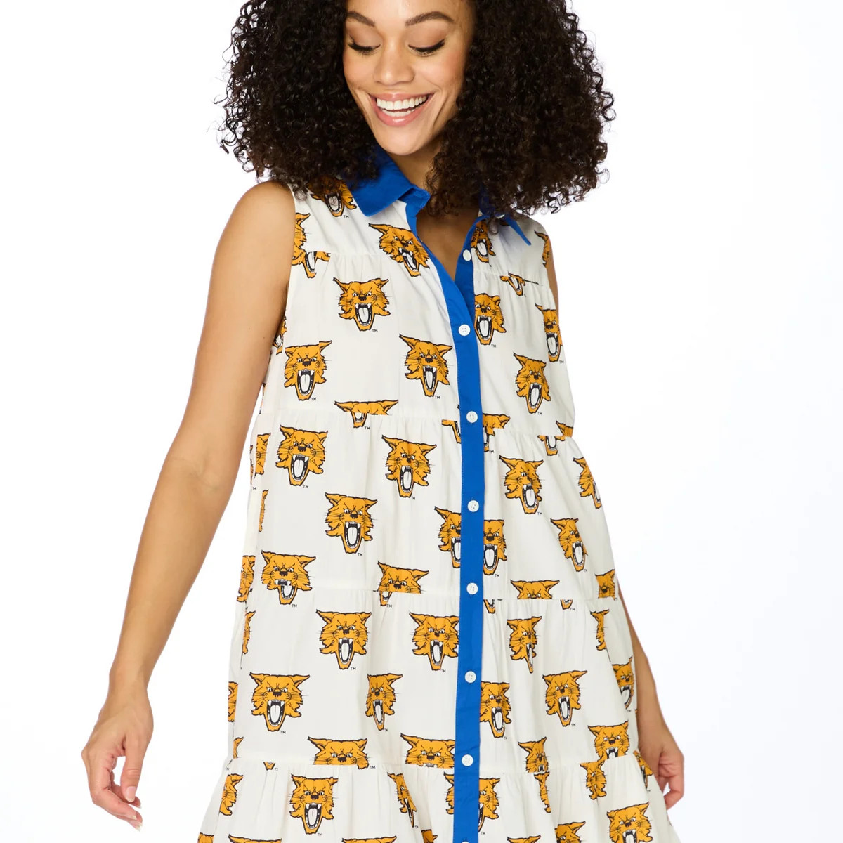 The Wildcats Poplin Tank Dress | Stewart Simmons