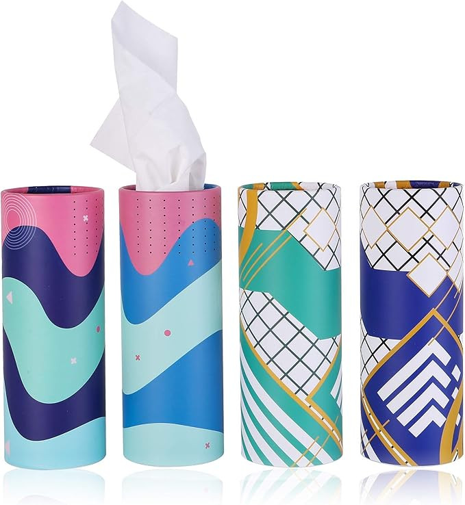 Brandon-super,Car Tissue, Tissues for car, Perfect for Car Cup Holder, Canned Tissue, Cylinder Ti... | Amazon (US)