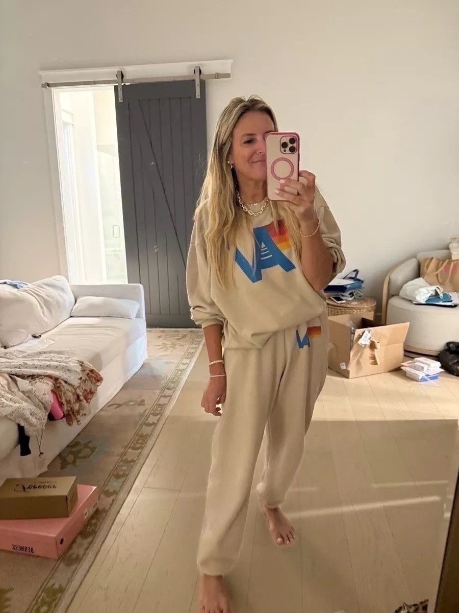 My fave aviator nation set. Wearing a small. Perfect fall lounge set. Such a good travel option for the holidays. 

#LTKootd #LTKSeasonal