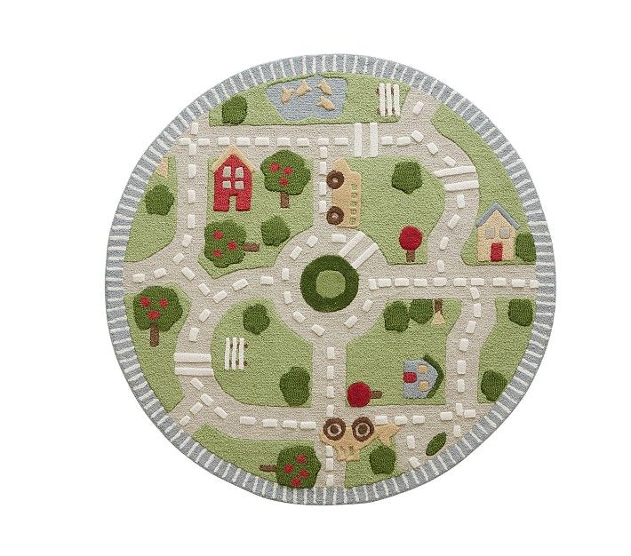 3-D Activity Play in the Park Rug | Pottery Barn Kids