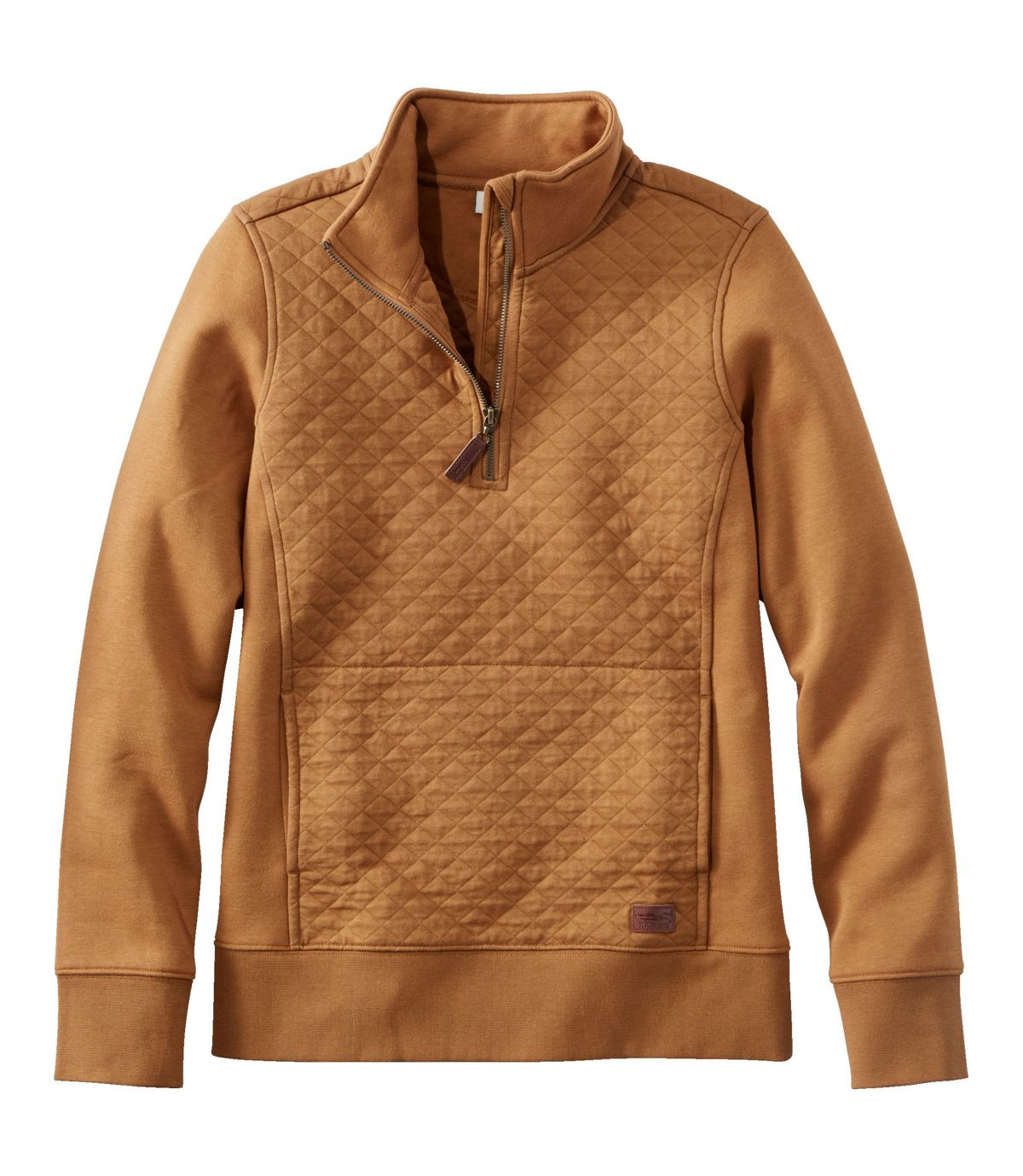 Women's Quilted Quarter-Zip Pullover | L.L. Bean