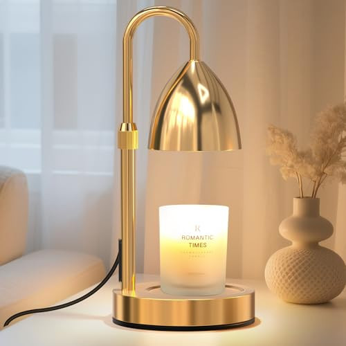 MRSZIRUI Candle Warmer Lamp with Timer Dimmable, Lamp Candle Warmer Birthday Gifts for Women, Adjustable Wax Melter Warmer for Jar Candles, House Warming Gift Home Decor | Amazon (US)