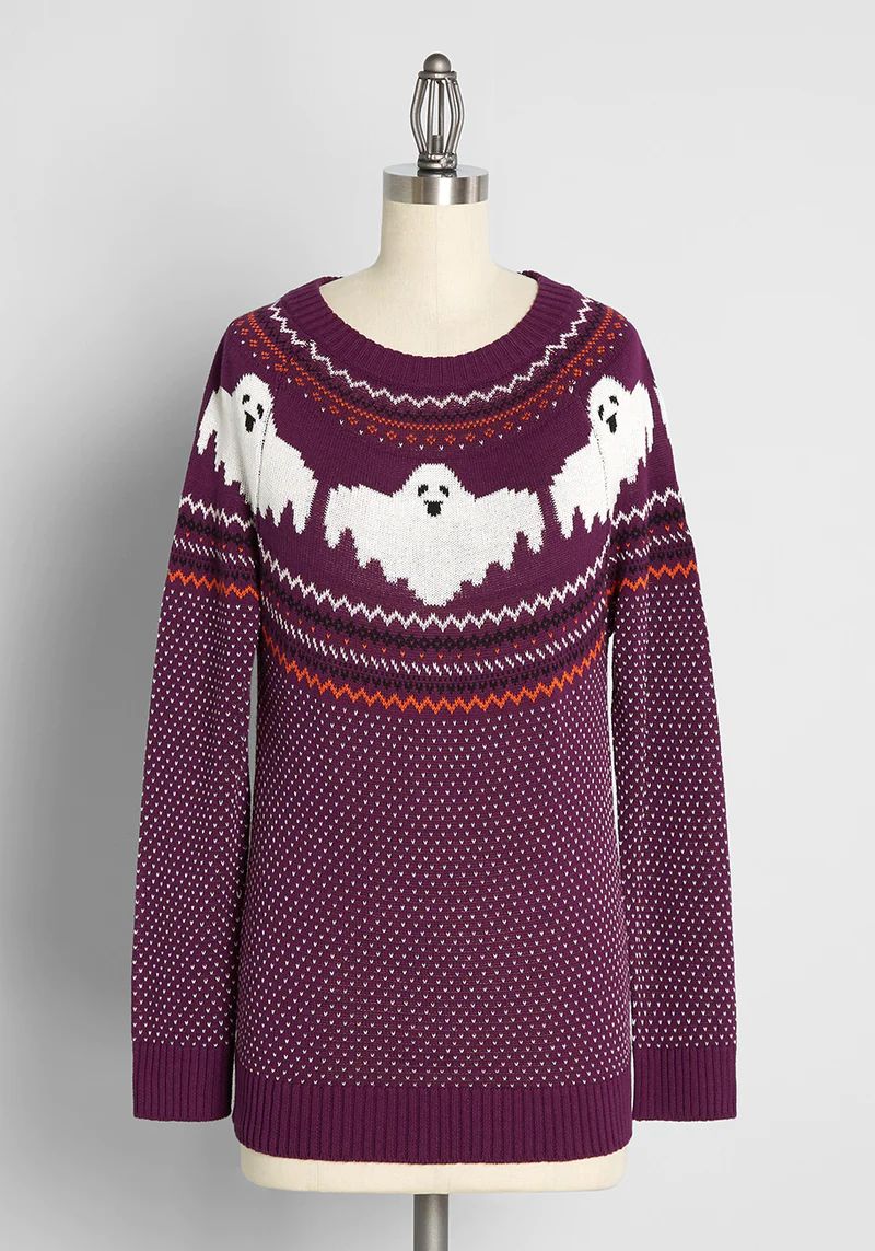 Here For The Boos Fair Isle Sweater | ModCloth