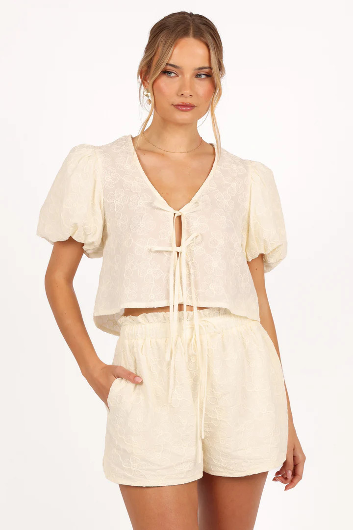 Hanna Short Set - Cream | Petal & Pup (US)